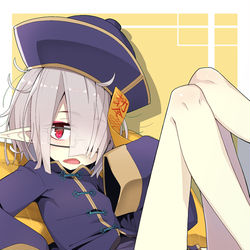 This is a pixiv picture whose title is キョンシー.