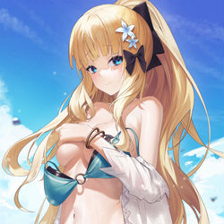 This is a pixiv picture whose title is 水着サレン.