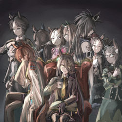 This is a pixiv picture whose title is 『レッカーマウルの娘たち』.