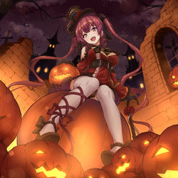 This is a pixiv picture whose title is ハロウィン船長.