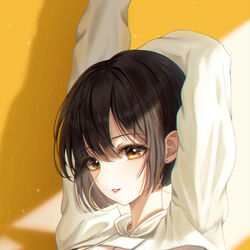 This is a pixiv picture whose title is 💛.