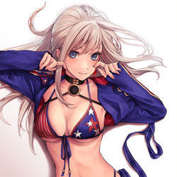 This is a pixiv picture whose title is 水着武蔵ちゃん.
