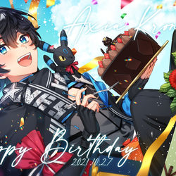 This is a pixiv picture whose title is アクシア誕生日おめでとう！！！！.