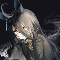 This is a pixiv picture whose title is マンハッタンカフェ.