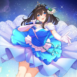 This is a pixiv picture whose title is シンデレラガール文香.
