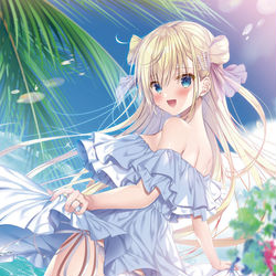 This is a pixiv picture whose title is 常夏ハネムーン.
