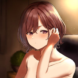 This is a pixiv picture whose title is 「誕生日おめでとう円香…これ…」.