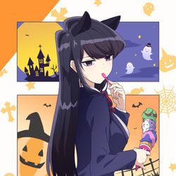This is a pixiv picture whose title is 古見さんは、コミュ症です。_01.