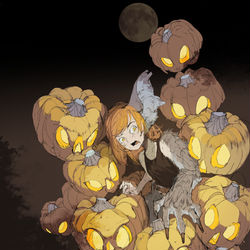This is a pixiv picture whose title is 誰もが変身する夜だ.