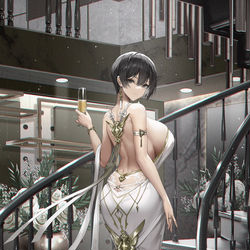 This is a pixiv picture whose title is 黛 evening dress.ver.