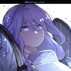 This is a pixiv picture whose title is 【練習】教導の騎士フルルドリス.