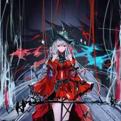 This is a pixiv picture whose title is 濁心スカジ.