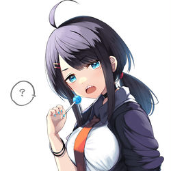 This is a pixiv picture whose title is ギザ歯JK.