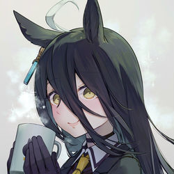 This is a pixiv picture whose title is マンハッタンカフェ.