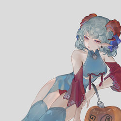 This is a pixiv picture whose title is 饕餮.