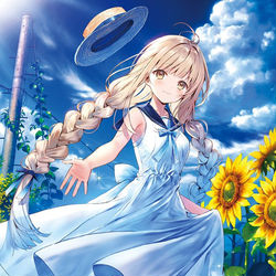 This is a pixiv picture whose title is 真昼の天使.