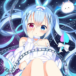 This is a pixiv picture whose title is 嫉妒のチノちゃん.