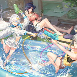This is a pixiv picture whose title is Summer!.