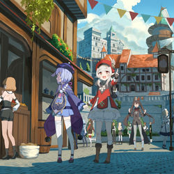 This is a pixiv picture whose title is 七七嬢モンド旅行.