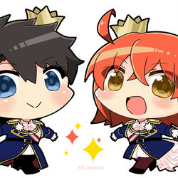 This is a pixiv picture whose title is ハロウィン・ロイヤリティぐだーず.