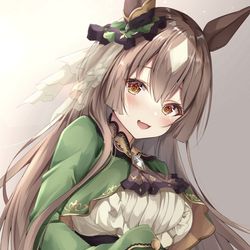 This is a pixiv picture whose title is サトノダイヤモンドちゃん.