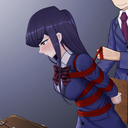 This is a pixiv picture whose title is 古见同学.