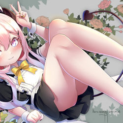 This is a pixiv picture whose title is 女仆装拉姆酱.
