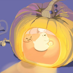 This is a pixiv picture whose title is かぼちゃハウス.