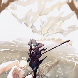 This is a pixiv picture whose title is 人类低质量摸鱼（3/n）.