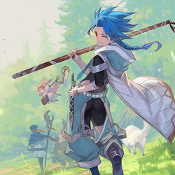 This is a pixiv picture whose title is ある日の旅.
