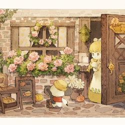 This is a pixiv picture whose title is お帰り.