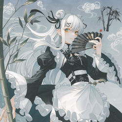 This is a pixiv picture whose title is Panda Made.