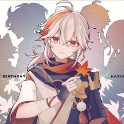 This is a pixiv picture whose title is 楓原万葉.