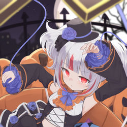 This is a pixiv picture whose title is halloween gura.