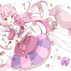 This is a pixiv picture whose title is 💕.