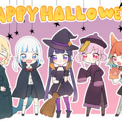 This is a pixiv picture whose title is Trick or Treat!.