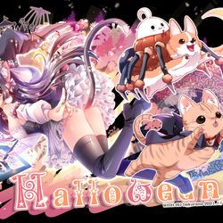This is a pixiv picture whose title is Happy Halloween.