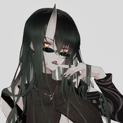 This is a pixiv picture whose title is 刹那.