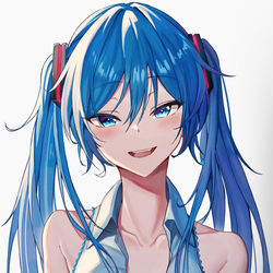 This is a pixiv picture whose title is ミク.