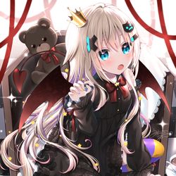 This is a pixiv picture whose title is 「お菓子くれなきゃ食べちゃうよ？」.