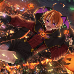 This is a pixiv picture whose title is ハロウィン少年くん.