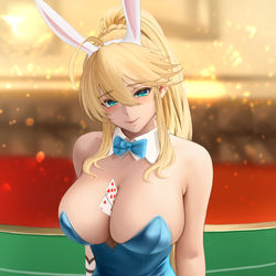 This is a pixiv picture whose title is バニ上?.