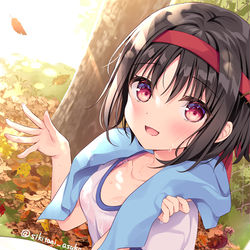 This is a pixiv picture whose title is ふと目があった瞬間に.