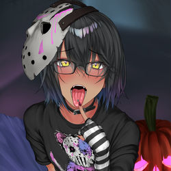 This is a pixiv picture whose title is ハロウィン🎃.