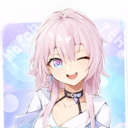 This is a pixiv picture whose title is March7th.