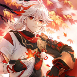 This is a pixiv picture whose title is 🍁.