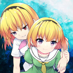 This is a pixiv picture whose title is 背負って歩む.