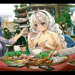 This is a pixiv picture whose title is Honkai Impact 4th-Anniversary.