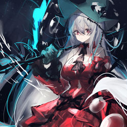 This is a pixiv picture whose title is 濁心スカジ.