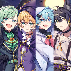 This is a pixiv picture whose title is 🎃🎡Happy Halloween🎠🎃.